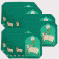 Placemats, Coaster and Trivet Set - Pichwai Cow Art