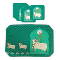 Placemats, Coaster and Trivet Set - Pichwai Cow Art