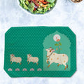 Placemats, Coaster and Trivet Set - Pichwai Cow Art