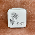 Personalized Jewellery Box Birth Flower