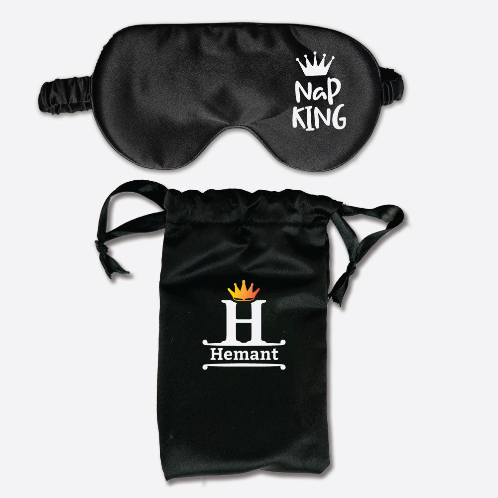 Nap King Eye Mask Black
