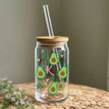 Glass Tumbler Avocado Print