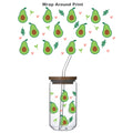 Glass Tumbler Avocado Print