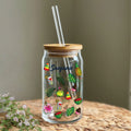 Glass Tumbler Fruits Design