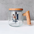 Glass Coffee Mug with Lid
