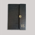 Premium Button Closure Diary - Initial
