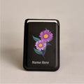 Magnetic Leatherite Phone Wallet - Birth Flowers