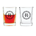 Shot Glass - Monogram Set of 2