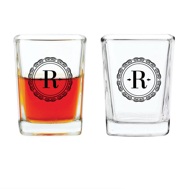 Shot Glass - Monogram Set of 2