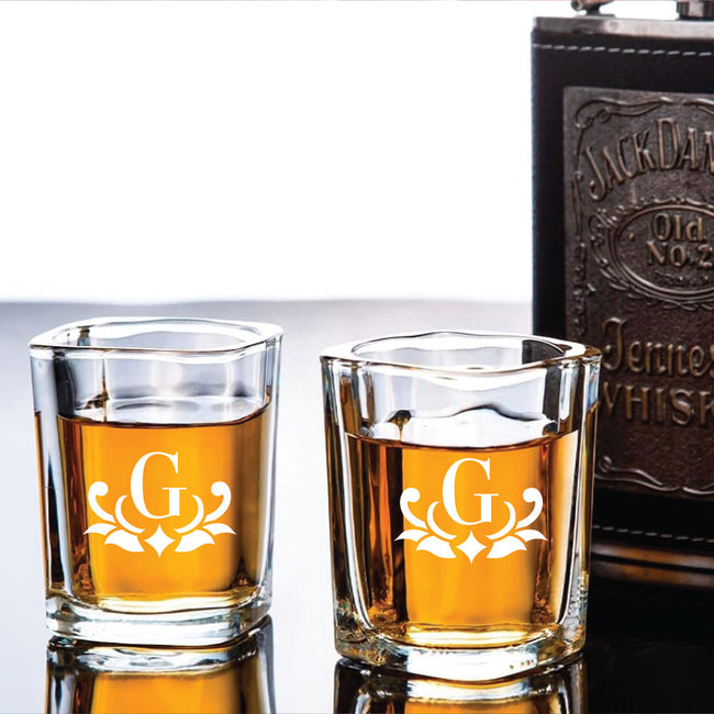 Shot Glass - Your Initial Set of 2