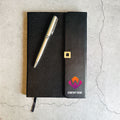 Premium Button Closure Diary - Your Logo