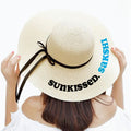 Wide Brim Beach Hat Sunkissed Name