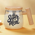 Self Stirring Glass Coffee Mug