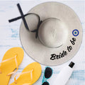 Wide Brim Beach Hat Bride To Be