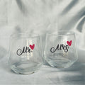 Whiskey Glass - Mr. & Mrs. Set of 2