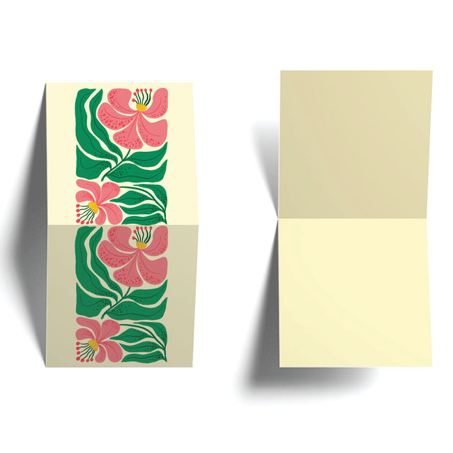 Customised Gift Tags Pink Flowers- Set of 10