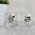 Whiskey Glass -  For Couple Set of 2