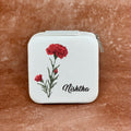 Personalized Jewellery Box -Color Birth Flower