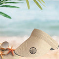 Beach Visor Hat Your Monogram