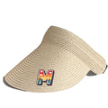Beach Visor Hat Single Initial
