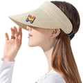 Beach Visor Hat Single Initial