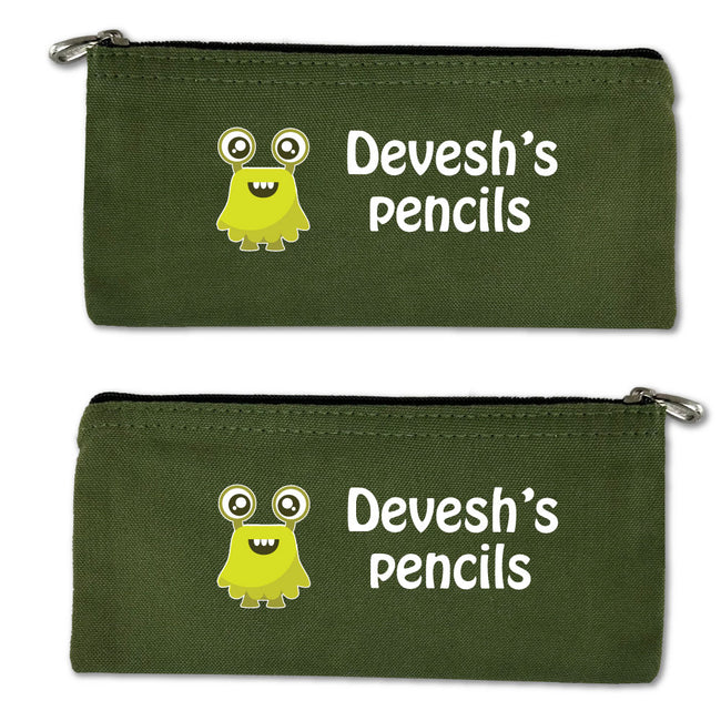 Yellow Monster Stationery Pouch