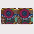 Placemats, Coaster and Trivet Set - Tribal Pattern