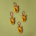 Eddy The Teddy Christmas Ornaments - Set of 2
