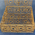 Metal Square Crochet Box
