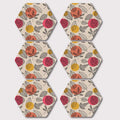 Placemats, Coaster and Trivet Set - Leaf Pattern