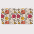 Placemats, Coaster and Trivet Set - Leaf Pattern
