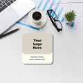 custom logo company logo print coaster