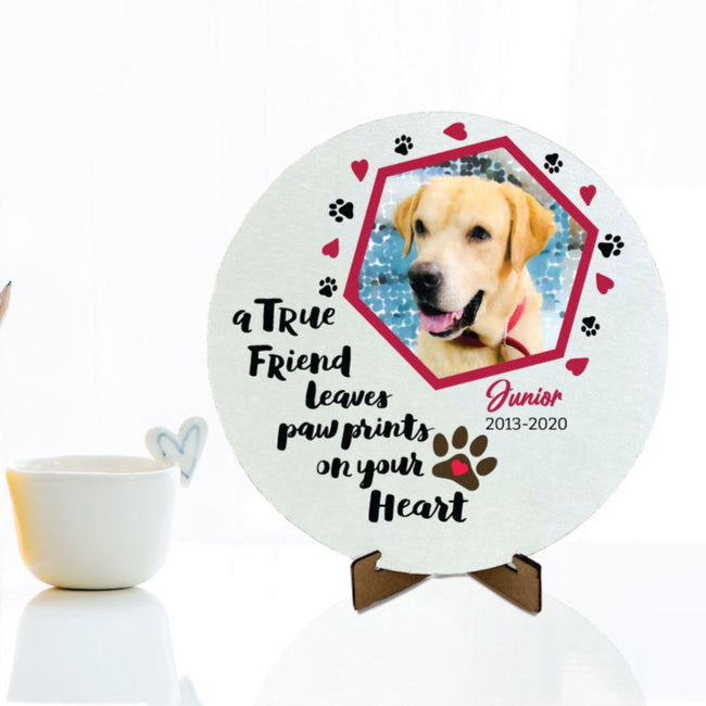 Pet Memory Photo Canvas with Stand