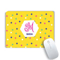 Artistic Initial and Name Mouse Pad