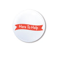 Here To Help - Logo Badge Set of 10