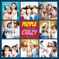 Crazy People Photo Canvas Print