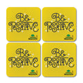 Be Positive Coaster - Set of 4
