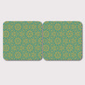 Placemats, Coaster and Trivet Set - Green Motif