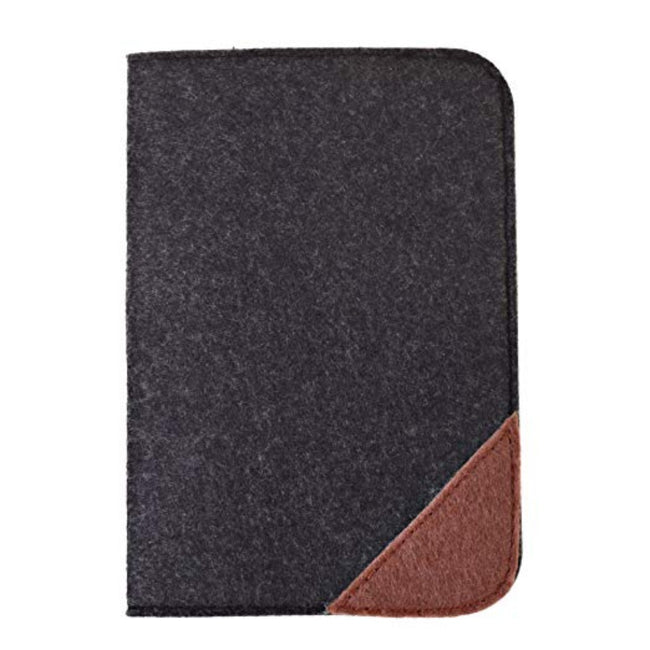 Passport Cover Black - Felt Series