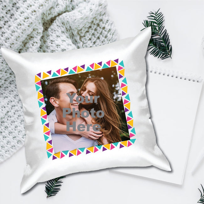 Color Frame Customized Cushion Cover