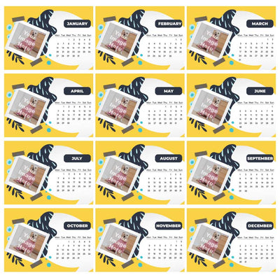 Desk Calendar-2025 With Pet Photo