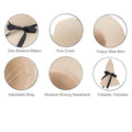 Wide Brim Beach Hat -Your Name