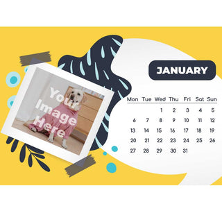 Desk Calendar-2026 With Pet Photo