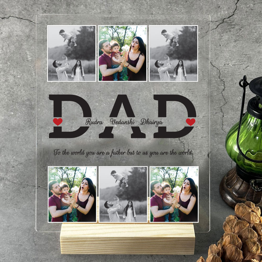 Acrylic Photo Frame For Dad – gingercrush.com