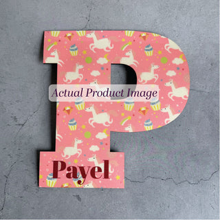 Monogram Alphabet Nameplate - Astronomy Print
