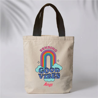 Good Vibes Canvas Tote Bag