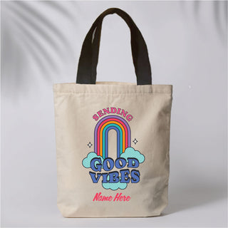 Good Vibes Canvas Tote Bag