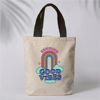 Good Vibes Canvas Tote Bag