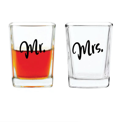 Shot Glass - Mr. Mrs Set of 2