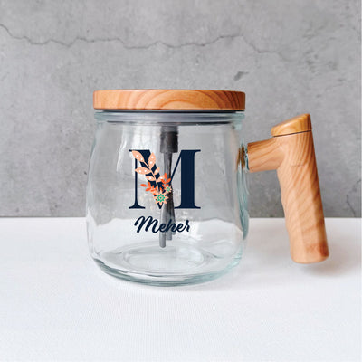 Glass Coffee Mug with Lid